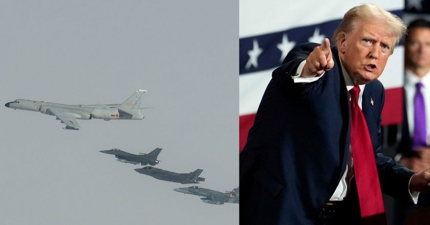 Trump: Rus ve Çin uçakları ABD’nin batı kıyısı üzerinde uçuyor, Kamala ne yapacak?