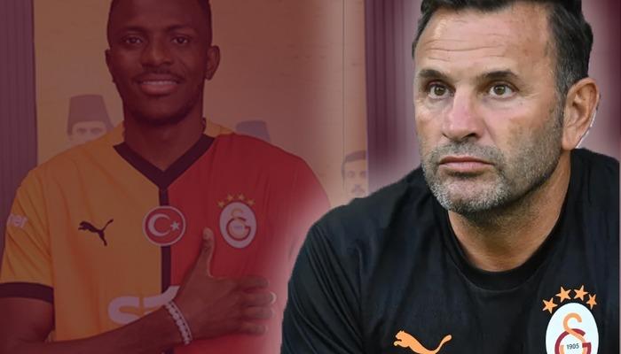 Taraftarın gönlüne adeta su serpti! Okan Buruk Victor Osimhen müjdesini canlı yayında verdi…