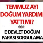Doğum destek yardımı ödeme tarihi 2025 Temmuz | 5 bin TL doğum yardımı ne zaman yatacak, yattı mı, ne kadar? E-Devlet doğum parası sorgulama ekranı!