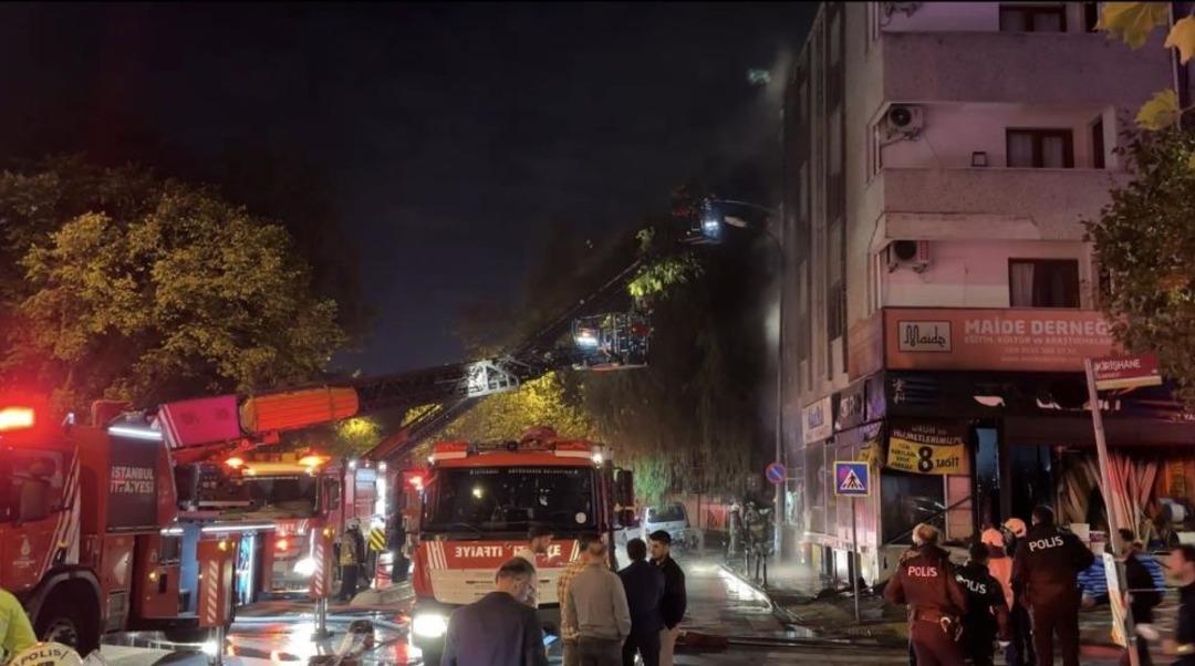 Üyiye'nin at demir dükkanındaki ateş 2 korktu 2