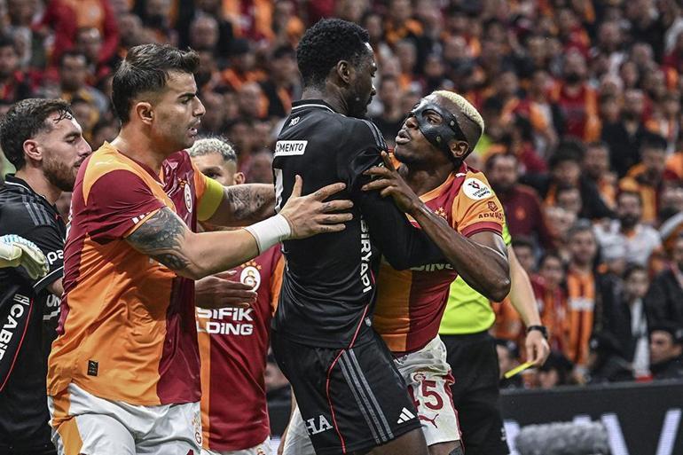 Galatasaray-Besiktas Derby'de sinirler gergindi: OSIMHEN çıktıları