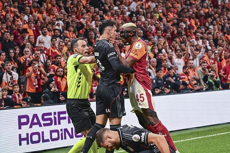 Galatasaray-Besiktas Derby'de sinirler gergindi: OSIMHEN çıktıları