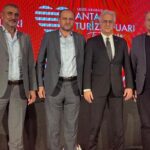DTSO Turizm komisyonu Başkanı Ümit Yıldırım Antalya’da Tamer Karadağlı ile görüştü