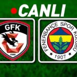 Fenerbahçe, kritik Gaziantep FK deplasmanında! Muhtemel 11’ler…
