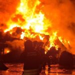 Samsun’da geri dönüşüm fabrikasında yangın