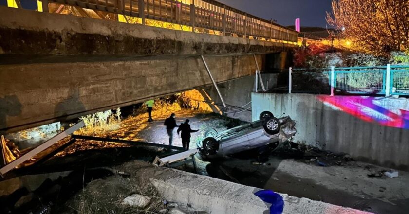 Tunceli’de otomobil dereye uçtu; Uzman Çavuş yaşamını yitirdi