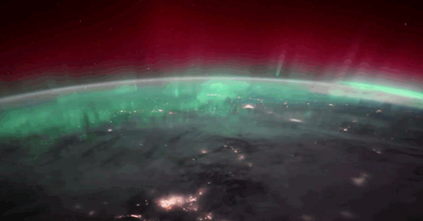 NASA astronotu, uzaydan Kuzey Işıkları’nın muhteşem görüntüsünü yakaladı