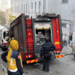 Bağcılar’daki 7 katlı apartmanda yangın paniği